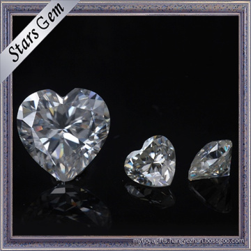 Super White Customized Cutting and Size Moissanite Stone for Jewelry